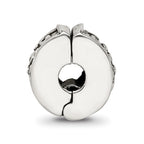 Sterling Silver Reflections Hinged Floral Clip Bead