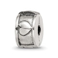 Sterling Silver Reflections Hinged Heart Clip Bead