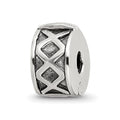 Sterling Silver Reflections Hinged X Clip Bead