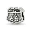 Sterling Silver Reflections Route 66 Bead