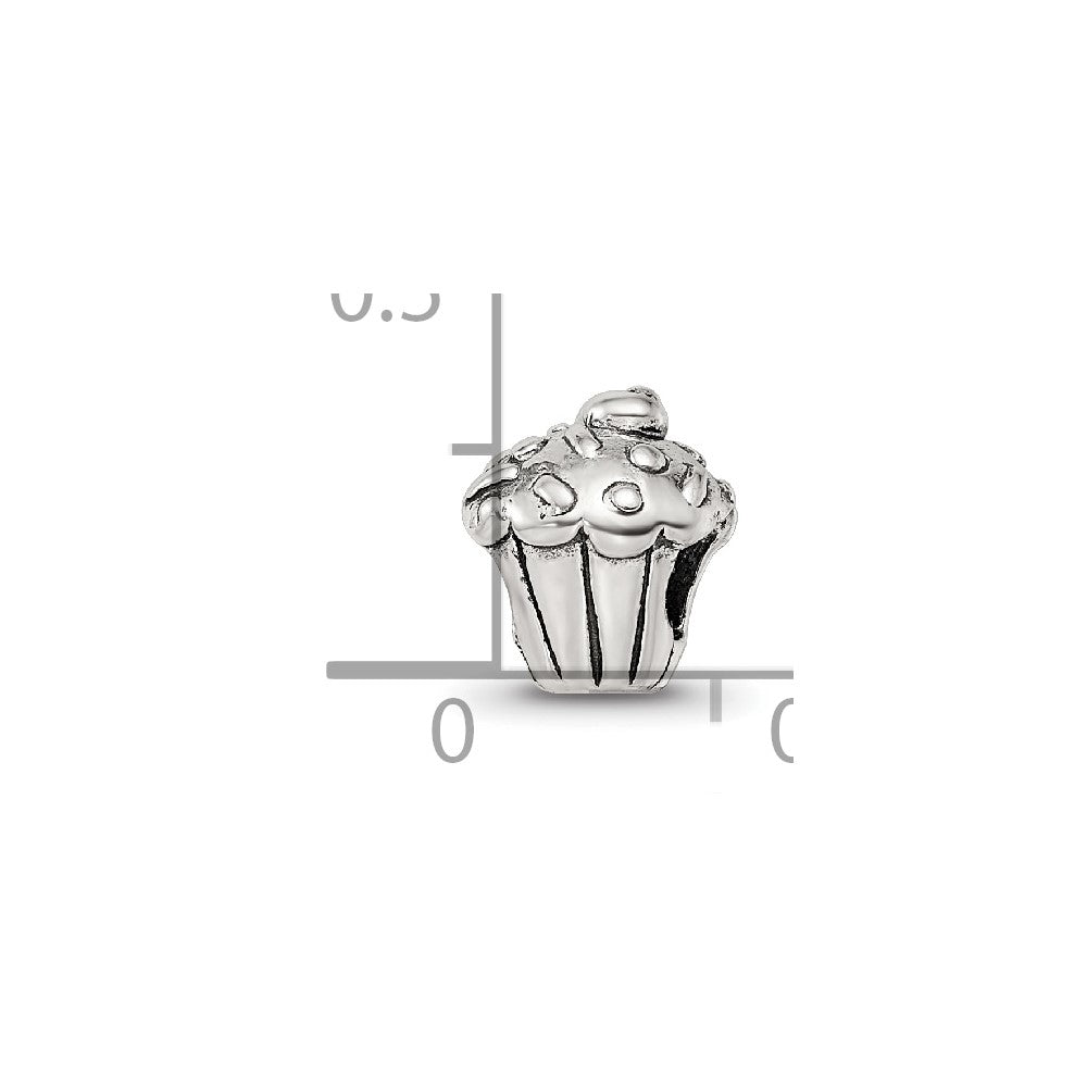 Sterling Silver Reflections Kids Cupcake Bead
