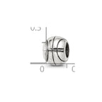 Sterling Silver Reflections Basketball Bead