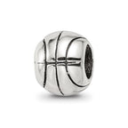 Sterling Silver Reflections Basketball Bead
