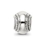Sterling Silver Reflections Baseball Bead
