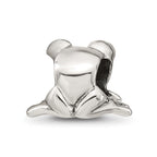 Sterling Silver Reflections Frog Bead