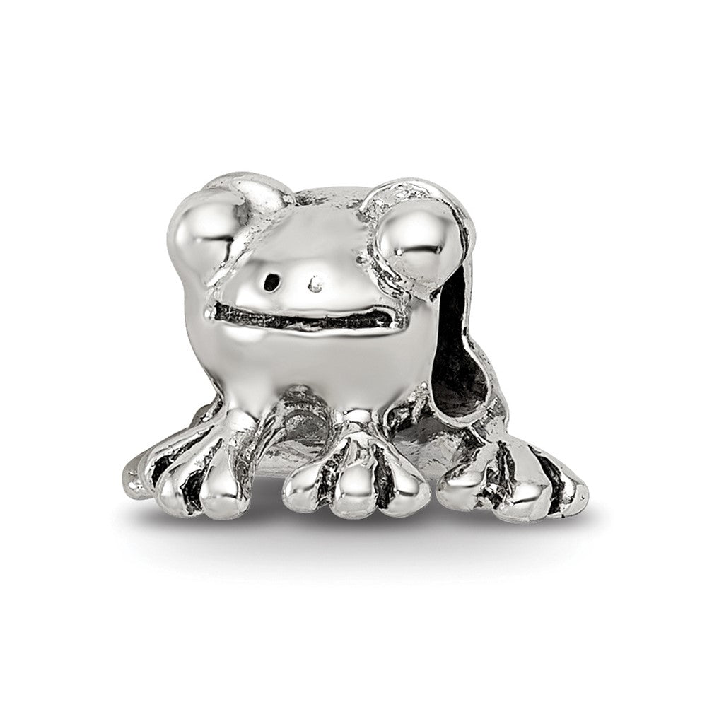 Sterling Silver Reflections Frog Bead