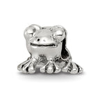 Sterling Silver Reflections Frog Bead