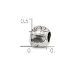 Sterling Silver Reflections Race Car Helmet Bead