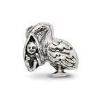 Sterling Silver Reflections Stork Bead