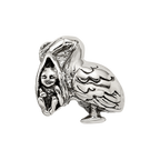 Sterling Silver Reflections Stork Bead