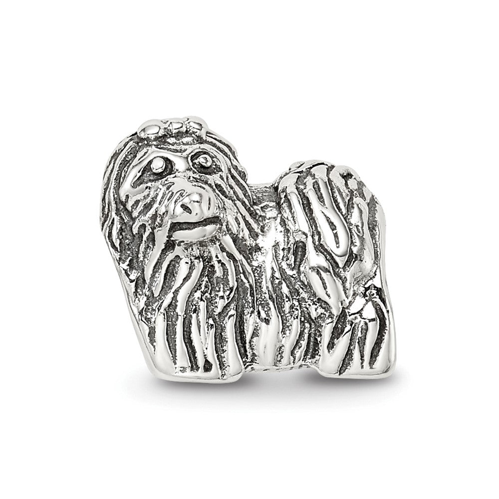 Sterling Silver Reflections Yorkshire Terrier Bead