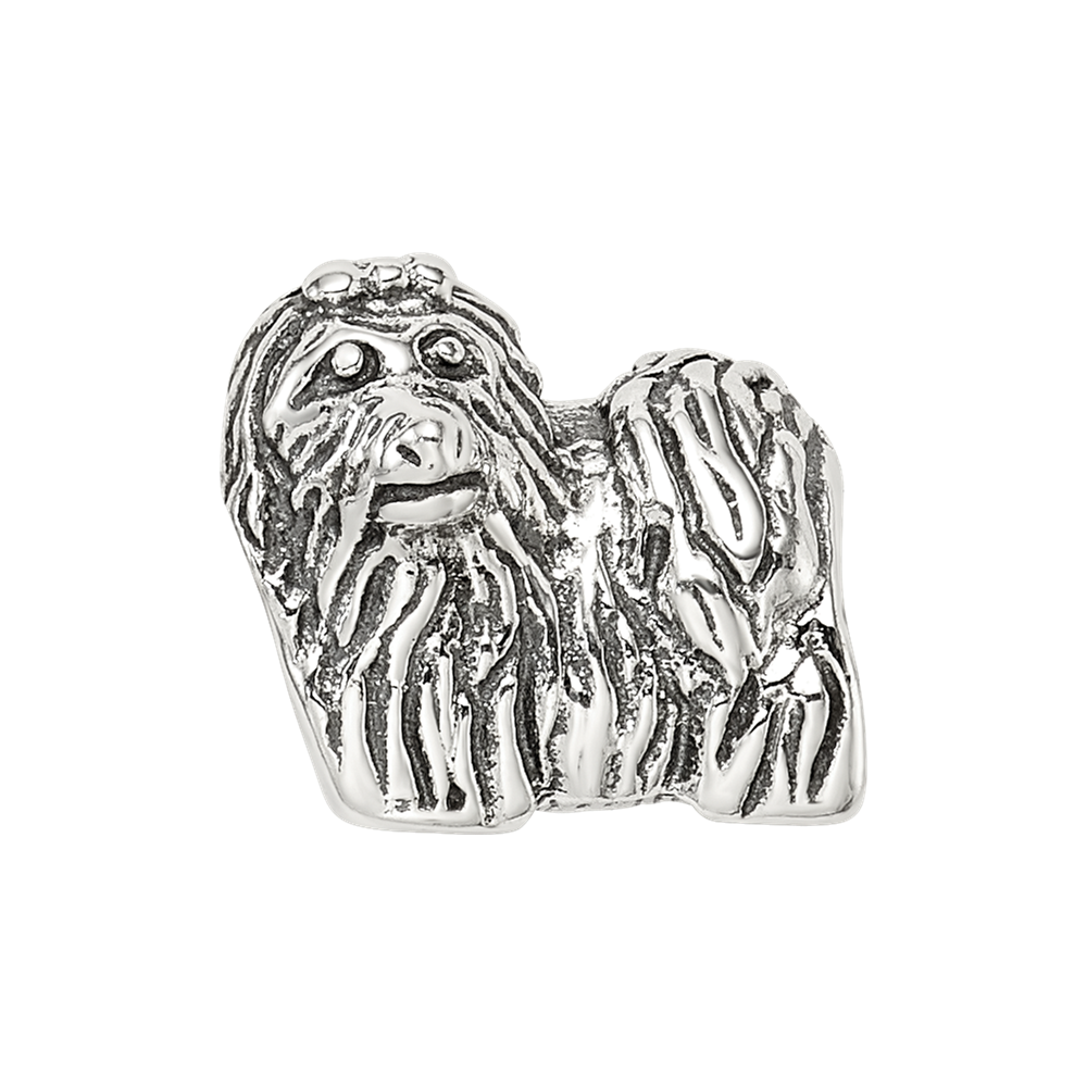 Sterling Silver Reflections Yorkshire Terrier Bead