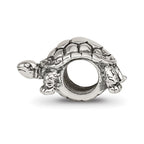 Sterling Silver Reflections Turtle Bead