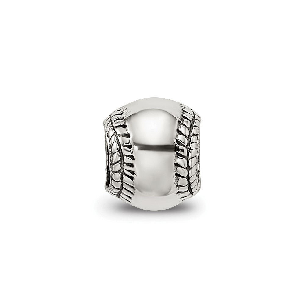 Sterling Silver Reflections Kids Softball Bead