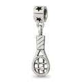 Sterling Silver Reflections Kids Tennis Racket Dangle Bead