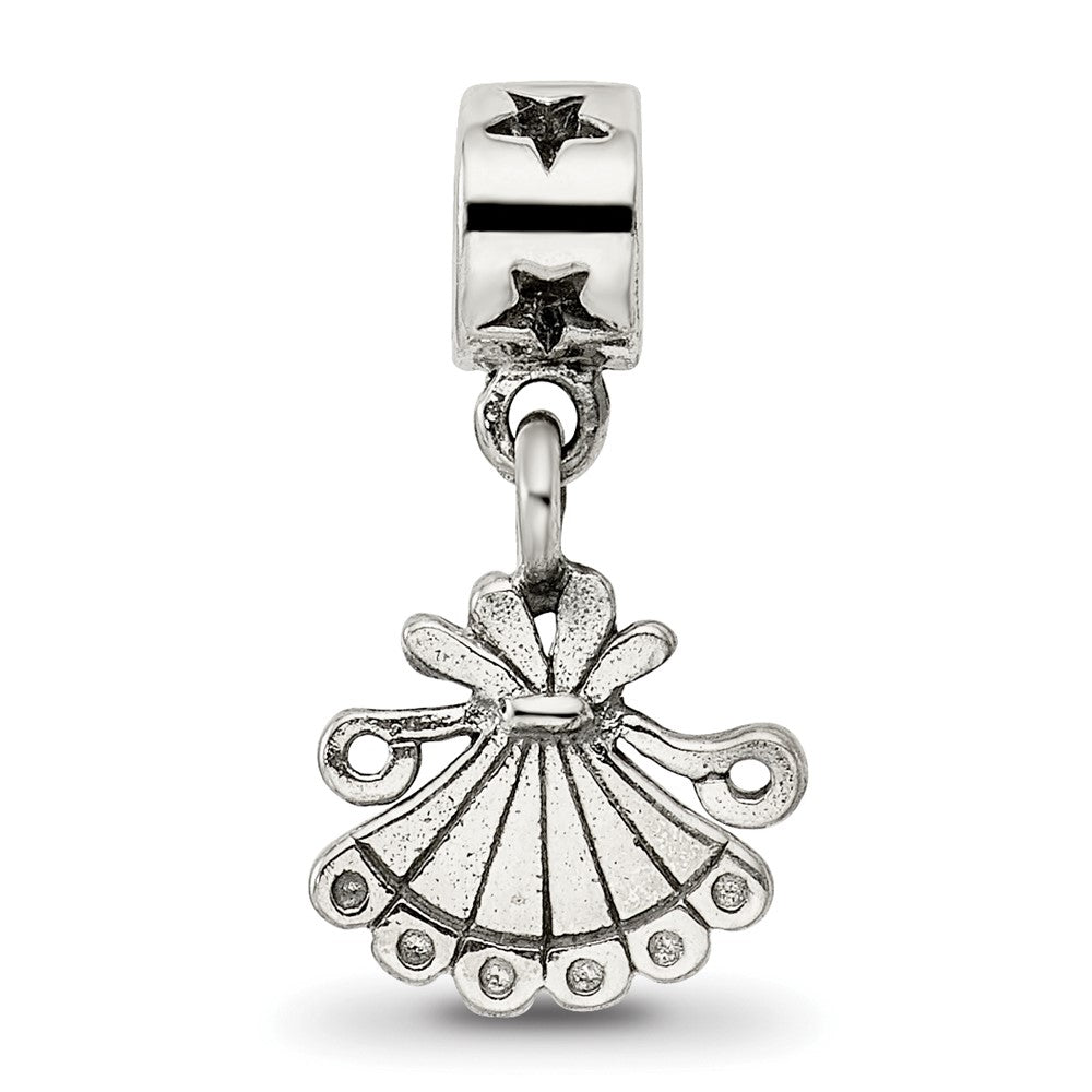 Kids Collection Sterling Silver Fan Dangle Reflections Bead
