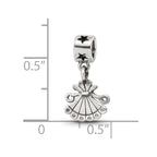 Kids Collection Sterling Silver Fan Dangle Reflections Bead