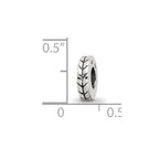 Sterling Silver Reflections Notched Spacer Bead