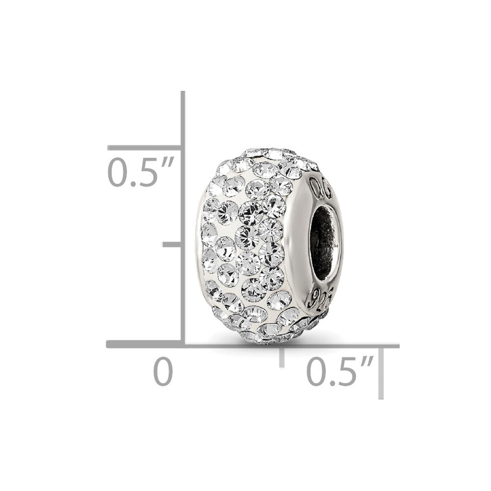 Sterling Silver Reflections April Full Preciosa Crystal Bead