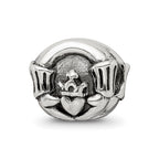 Sterling Silver Reflections Claddagh Bead