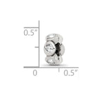 Sterling Silver Reflections April Preciosa Crystal Birthstone Bead
