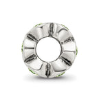 Sterling Silver Reflections August Preciosa Crystal Birthstone Bead
