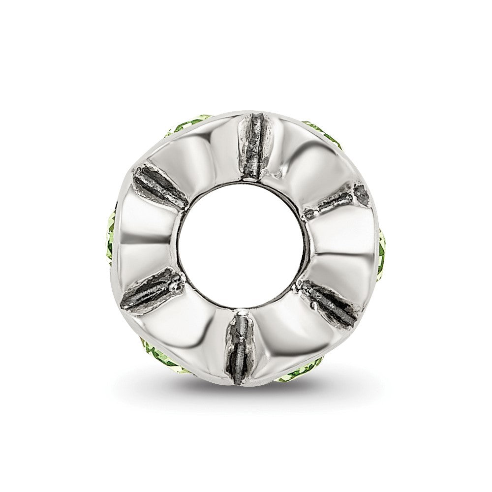Sterling Silver Reflections August Preciosa Crystal Birthstone Bead