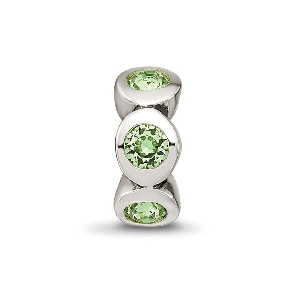 Sterling Silver Reflections August Preciosa Crystal Birthstone Bead
