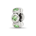 Sterling Silver Reflections August Preciosa Crystal Birthstone Bead