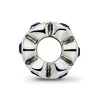 Sterling Silver Reflections Dec Preciosa Crystal Birthstone Bead