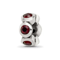 Sterling Silver Reflections January Preciosa Crystal Birthstone Bead