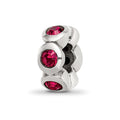 Sterling Silver Reflections July Preciosa Crystal Birthstone Bead