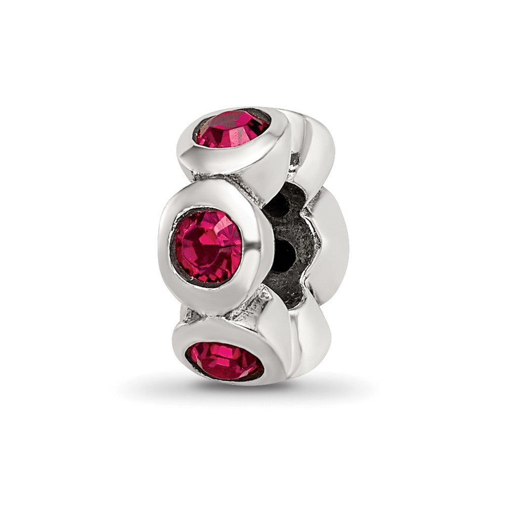 Sterling Silver Reflections July Preciosa Crystal Birthstone Bead