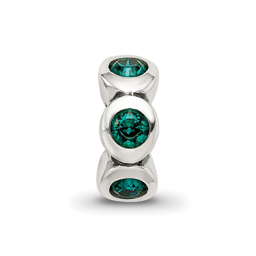 Sterling Silver Reflections May Preciosa Crystal Birthstone Bead