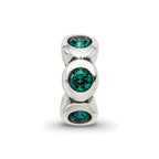 Sterling Silver Reflections May Preciosa Crystal Birthstone Bead