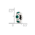 Sterling Silver Reflections May Preciosa Crystal Birthstone Bead