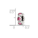 Sterling Silver Reflections October Preciosa Crystal Birthstone Bead