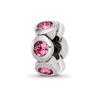 Sterling Silver Reflections October Preciosa Crystal Birthstone Bead