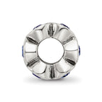 Sterling Silver Reflections Sept Preciosa Crystal Birthstone Bead