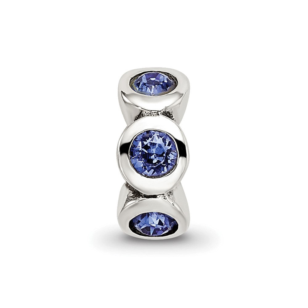 Sterling Silver Reflections Sept Preciosa Crystal Birthstone Bead