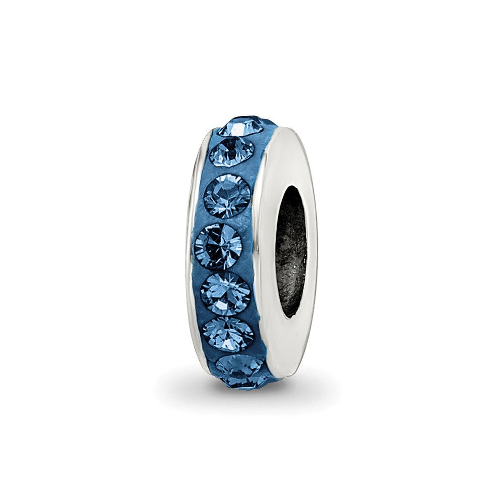 Sterling Silver Reflections Dec Single Row Preciosa Crystal Bead