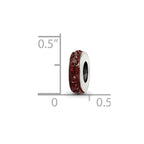 Sterling Silver Reflections Jan Single Row Preciosa Crystal Bead