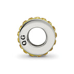 Sterling Silver Reflections Nov Single Row Preciosa Crystal Bead