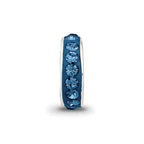 Sterling Silver Reflections Dec Single Row Preciosa Crystal Bead