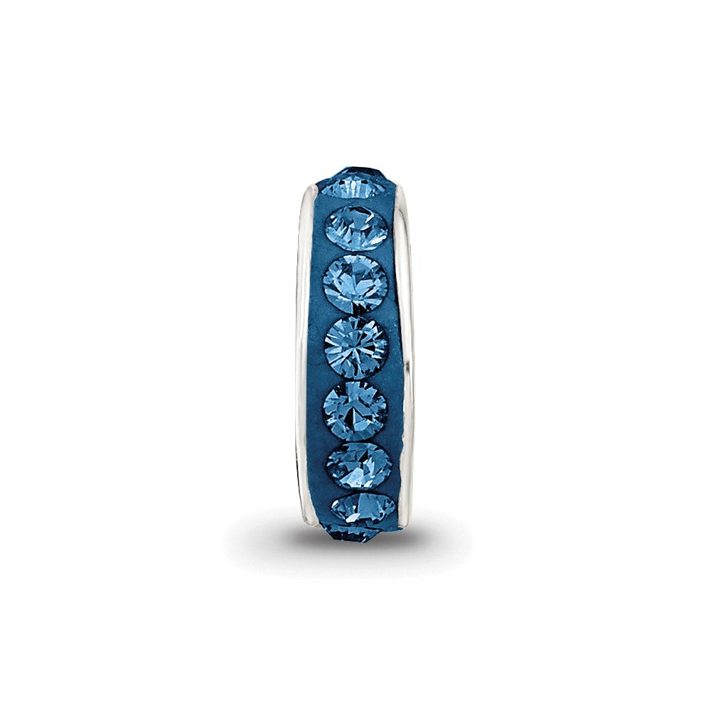 Sterling Silver Reflections Dec Single Row Preciosa Crystal Bead
