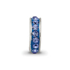 Sterling Silver Reflections Sept Single Row Preciosa Crystal Bead