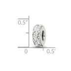 Sterling Silver Reflections April Double Row Preciosa Crystal Bead