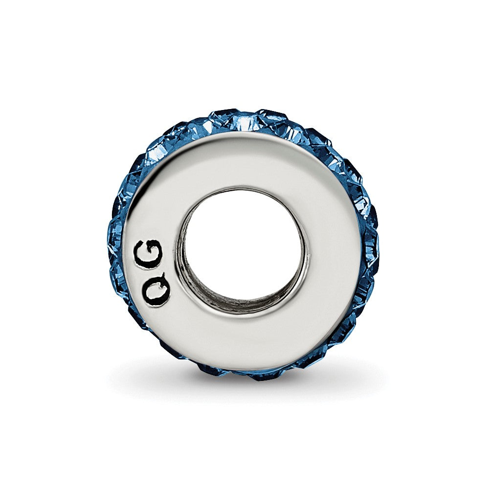 Sterling Silver Reflections Dec Double Row Preciosa Crystal Bead