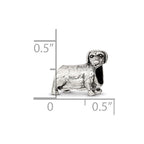 Sterling Silver Reflections Dachshound Bead