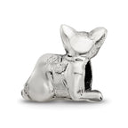 Sterling Silver Reflections Sphinx Cat Bead